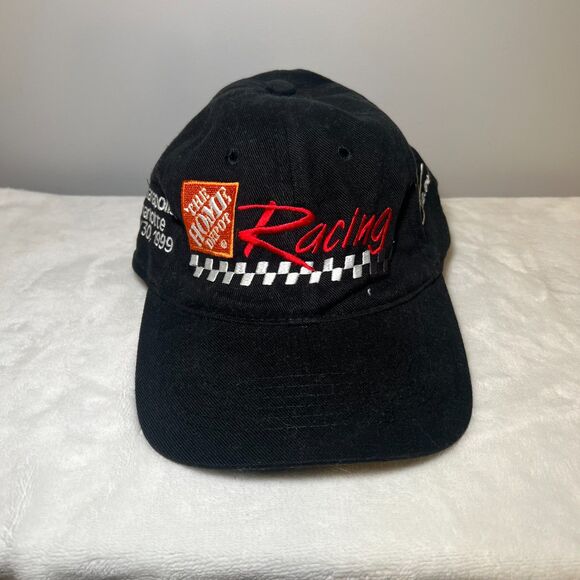 Vintage 1999 Tony Stewart Home Depot Racing Adjustable Strap Hat - Picture 1 of 5